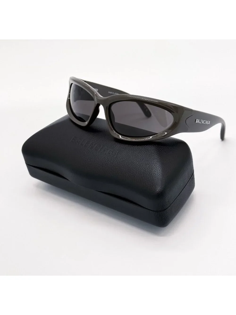NEW BALENCIAGA BB0157S 008 SUNGLASSES BROWN UNISEX EYEWEAR BALENCIAGA - Picture 2 of 9